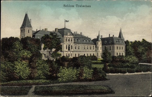 Ak Trzebiechów Trebschen Ostbrandenburg, Schloss