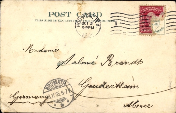 Postcard San Antonio Texas USA, The Alamo
