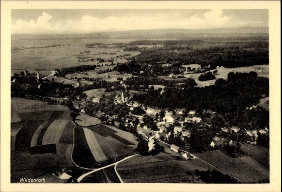 Ansichtkaart Wildenroth Grafrath Opper-Beieren, luchtfoto