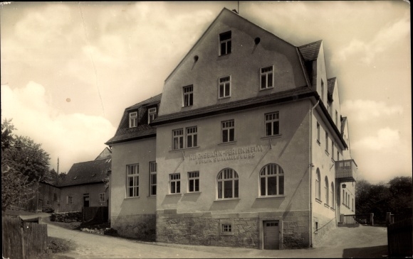 Photo PC Schönberg am Kapellenberg Bad Brambach in Vogtland, Reichsbahn holiday home Berlin-Rummelsburg