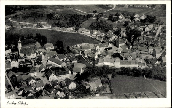 Ak Laaber in der Oberpfalz, Fliegeraufnahme