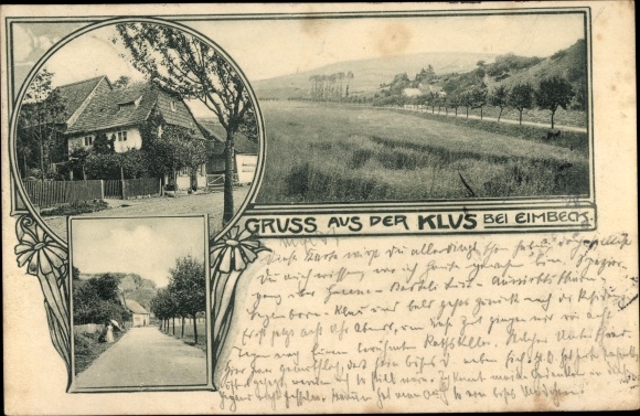 Postcard Einbeck in Lower Saxony, greetings from the Klus