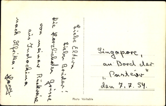 Ak-stoomschip Pasteur, Compagnie Sud Atlantique