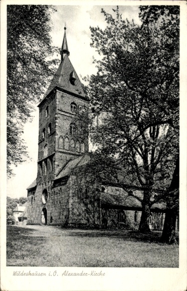 Postcard Wildeshausen in Oldenburg, Alexander Church