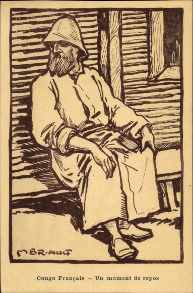Artist PC Briault, M., French Congo, Missions des Pères du Saint Esprit, Missionar