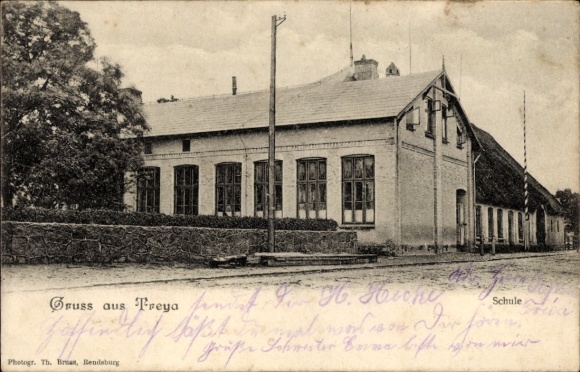 Ak Treya Treia in Schleswig Holstein, Schule