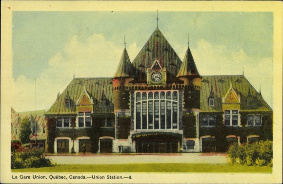 Ak Québec Canada, La Gare Union, Union Station, treinstation