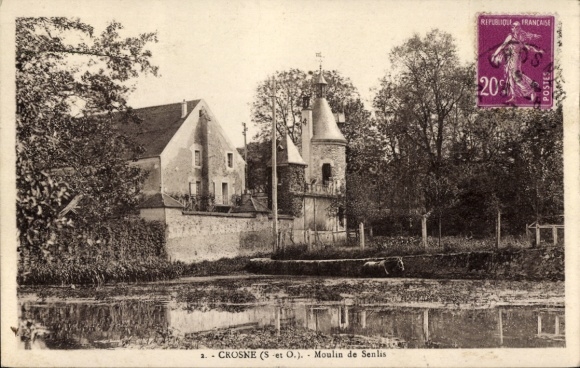 Ak Crosne Essonne, 2. Crosne (S. et O.). Moulin de Senlis