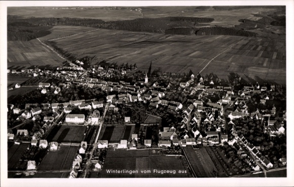 Ak Winterlingen Schwäbische Alb, Fliegeraufnahme