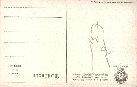 Song Postcard It is still the blooming, golden time, German School Association No. 459