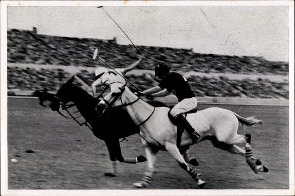 Collection picture Olympia 1936, polo match Argentina against Mexico on the Maifeld