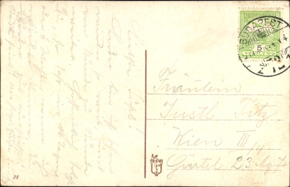 Postcard Budapest Ungarn, Keleti pályaudvar, Ostbahnhof, Platzansicht