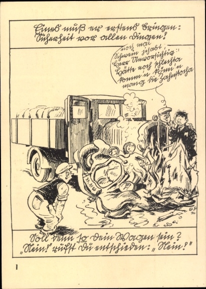 Kunstenaar Ak Berlin Treptow Johannisthal, auto-ongeluk, ABP volledig stalen carrosserieën, reclame, vrachtwagen