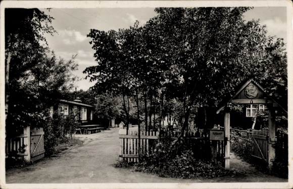 Ak Brieselang in Havelland, uitzicht op de jeugdherberg Lindenhof