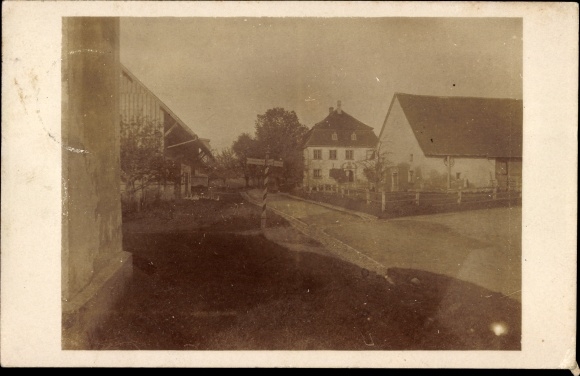 Photo Postcard Schernegg Massing in Lower Bavaria, street section