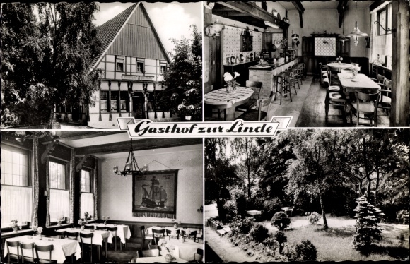 Postcard Seppenrade Lüdinghausen Münsterland, Gasthof zur Linde