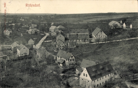 Ak Röhrsdorf Klipphausen in Sachsen, Gesamtansicht