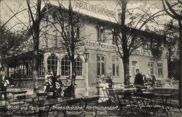 Ak Heikendorf, Hotel Friedrichshöhe, Besitzer Georg Hanftheickendorf