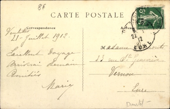 Postcard Veulettes sur Mer Seine Maritime, general view, villas