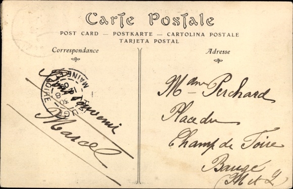 Postcard Biarritz Pyrenees Atlantiques, The Hotel du Palais