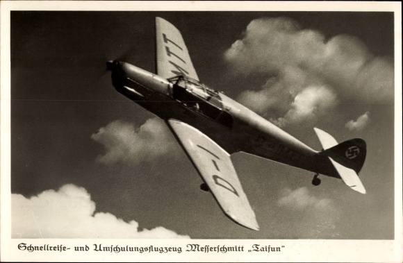 Ak Schnellreiseflugzeug, Umschulungsflugzeug Messerschmitt Taifun, D-IMTT