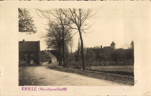 Photo Postcard Kriele Kotzen in Havelland, local section