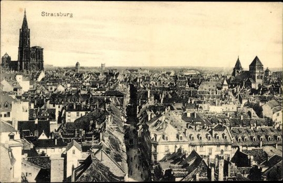 9 Ak, Strasbourg Straßburg Elsass, diverse Ansichten