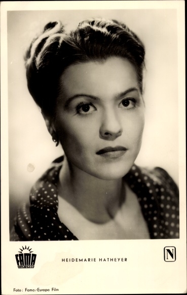 KP aktorka Heidemarie Hatheyer, portret
