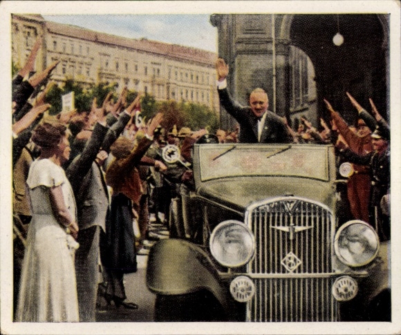 Collector's picture The post-war period No. 215 June 1933 Germany leaves Int. Workers' Conference, Dr. Ley