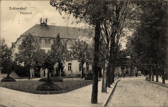 Ak Berlin Zehlendorf, Postamt