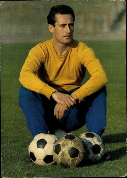 Ak Fußballspieler Hans Tilkowski, Torwart, Aral Sammelbild