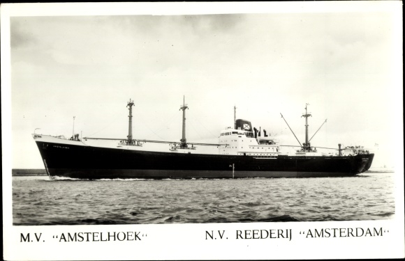 PC MV Amstelhoek, cargo ship, NV Reederij Amsterdam