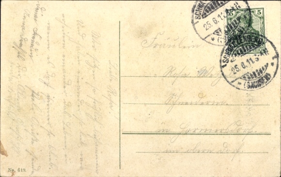 Postcard Schwarzenberg in the Ore Mountains Saxony, Bad Ottenstein, general view