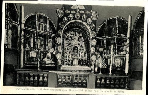 10 old PCs Altötting in Bavaria, various views