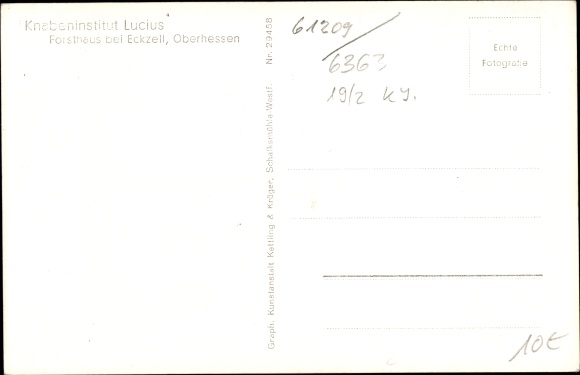 PC Echzell in the Wetterau district of Hesse, Lucius Boys&#39; Institute, south side