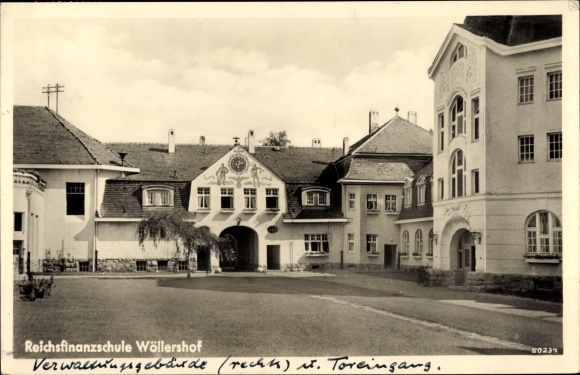 Postcard Störnstein in the Neustadt district, Reich Finance School Wöllershof