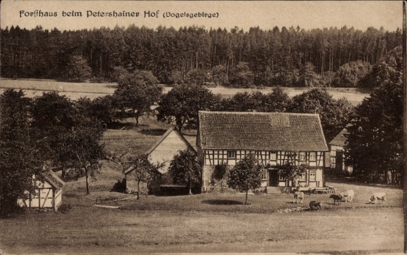 PC Ulrichstein in Hesse, Forsthaus, Petershainer Hof, Vogelsgebirge