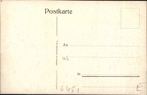 Postcard Ronneburg in Hessen, the castle, coat of arms