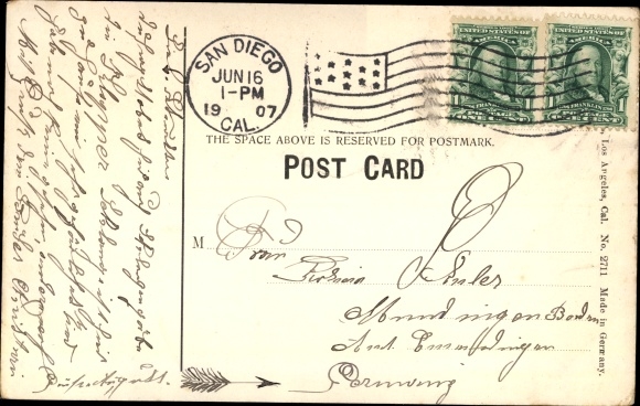 Postcard The Horned Toad, Horned Toad