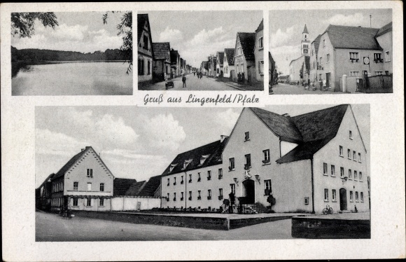 Ak Lingenfeld in der Pfalz, Friseurgeschäft, Adolf Hitler Straße 47