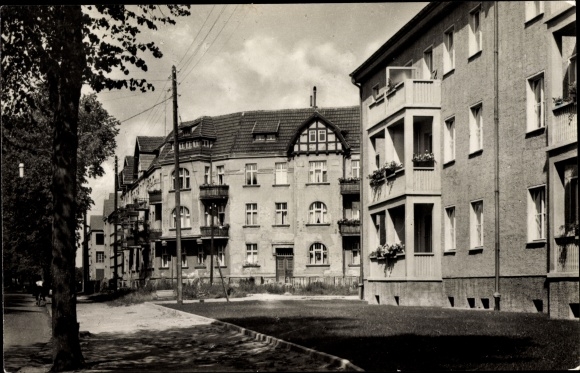 Ak Angermünde in der Uckermark, Prenzlauer Straße