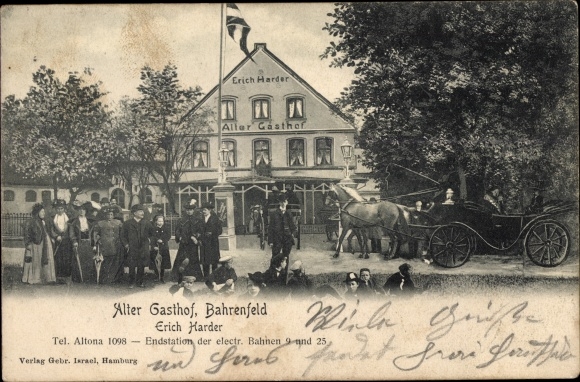 PC Hamburg Altona Bahrenfeld, old inn, carriage
