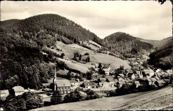 Ak Sieber Herzberg am Harz, Mitteldorf, kerkje