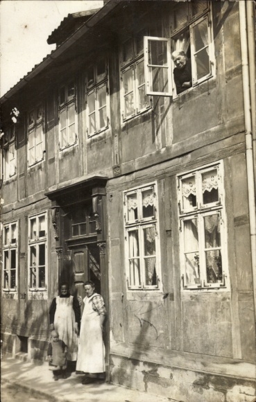 Foto Ak Bad Salzdetfurth in Niedersachsen, Wohnhaus, Anwohner
