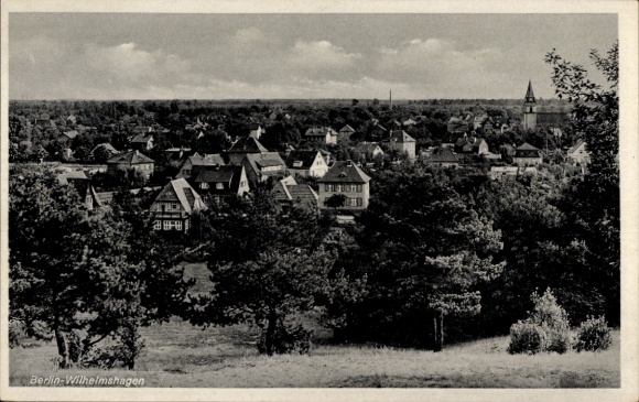 Postcard Berlin Köpenick Rahnsdorf Wilhelmshagen, general view
