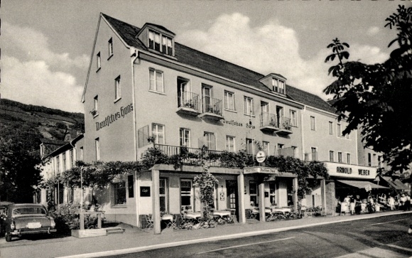 Postcard Kamp Bornhofen am Rhein, Hotel Deutsches Haus