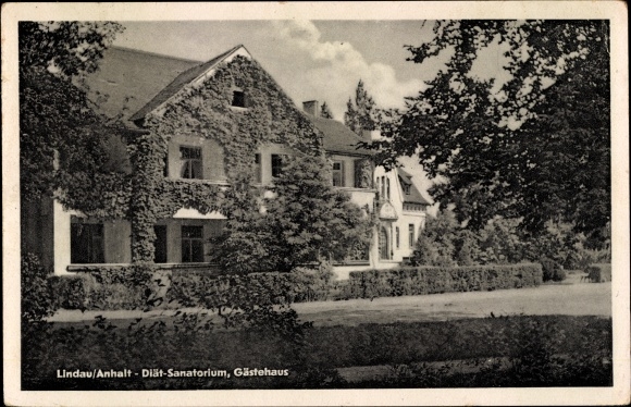 KP Stadt Lindau Zerbst w Anhalt, sanatorium dietetyczne, pensjonat