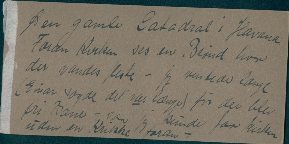 Stereo photo Havana Habana Cuba, Cathedral, World Tour 1914