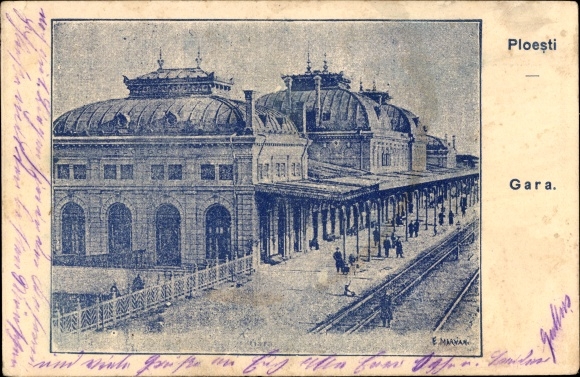 PC Ploesti Ploiești Romania, train station, track side