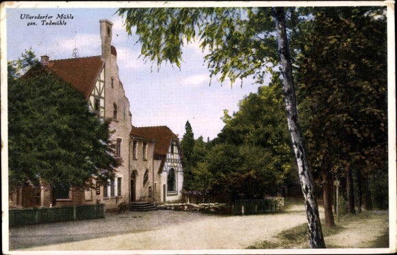 Postcard Ullersdorf Radeberg in the district of Bautzen Saxony, Ullersdorfer Mill, Todmühle